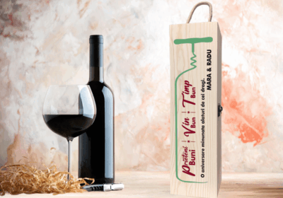 Cutii de vin personalizate – cadouri perfecte pentru sărbători