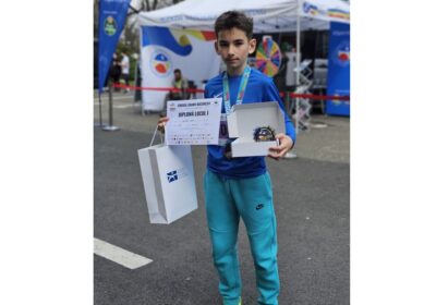 David Bogdan Croitoru, locul I la Crosul UASMV (4 aprilie 2026), în proba de 1000 metri