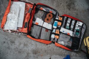 Photo emergency medical kit
