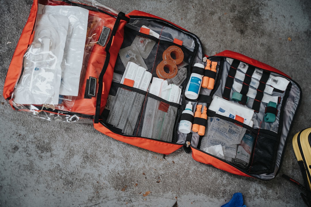 Photo emergency medical kit